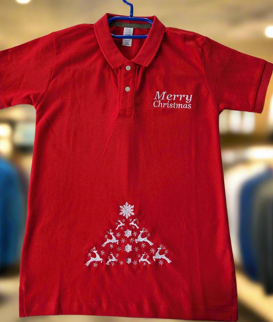 Kids Christmas special polo t-shirt