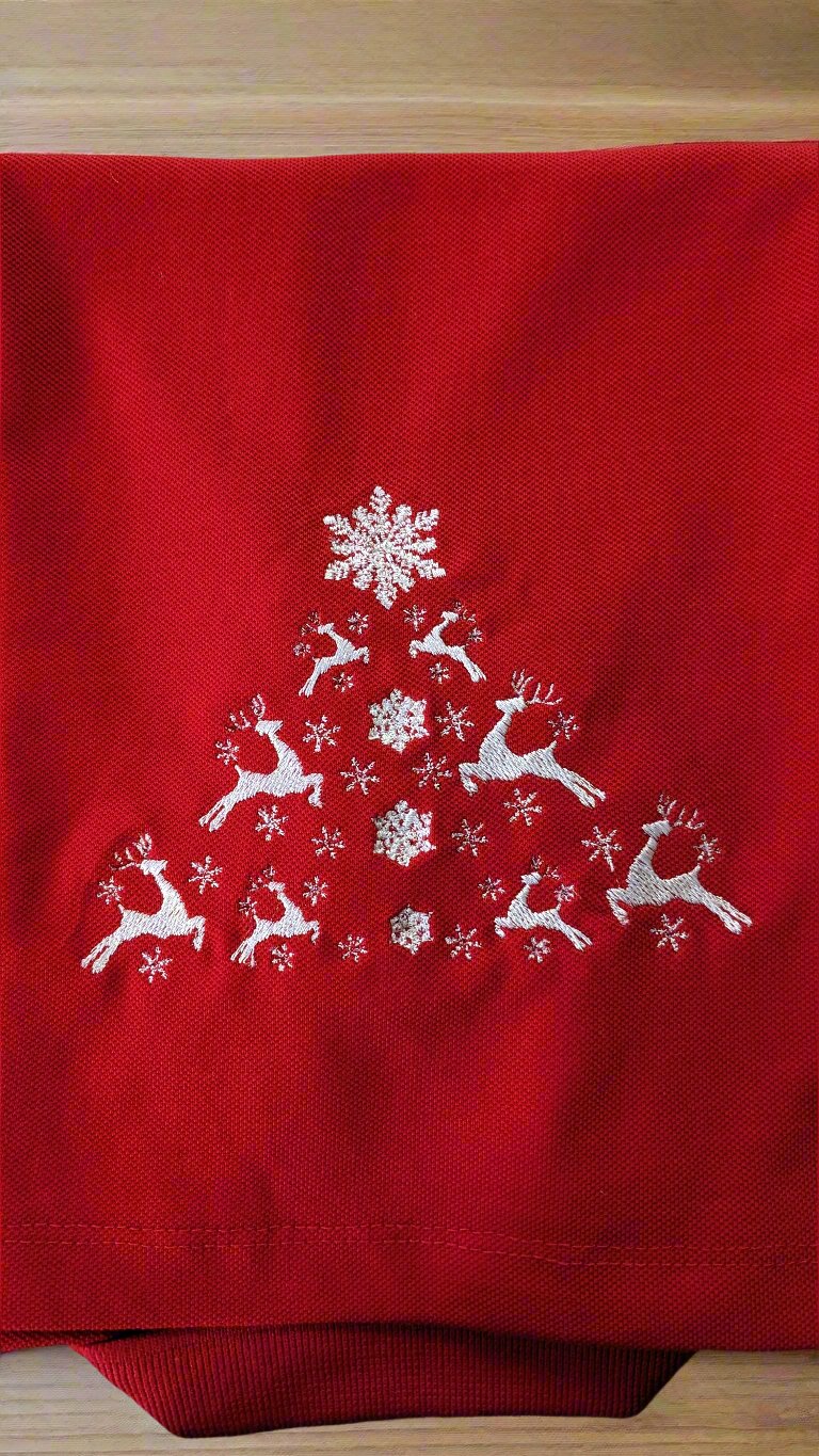Kids Christmas special polo t-shirt