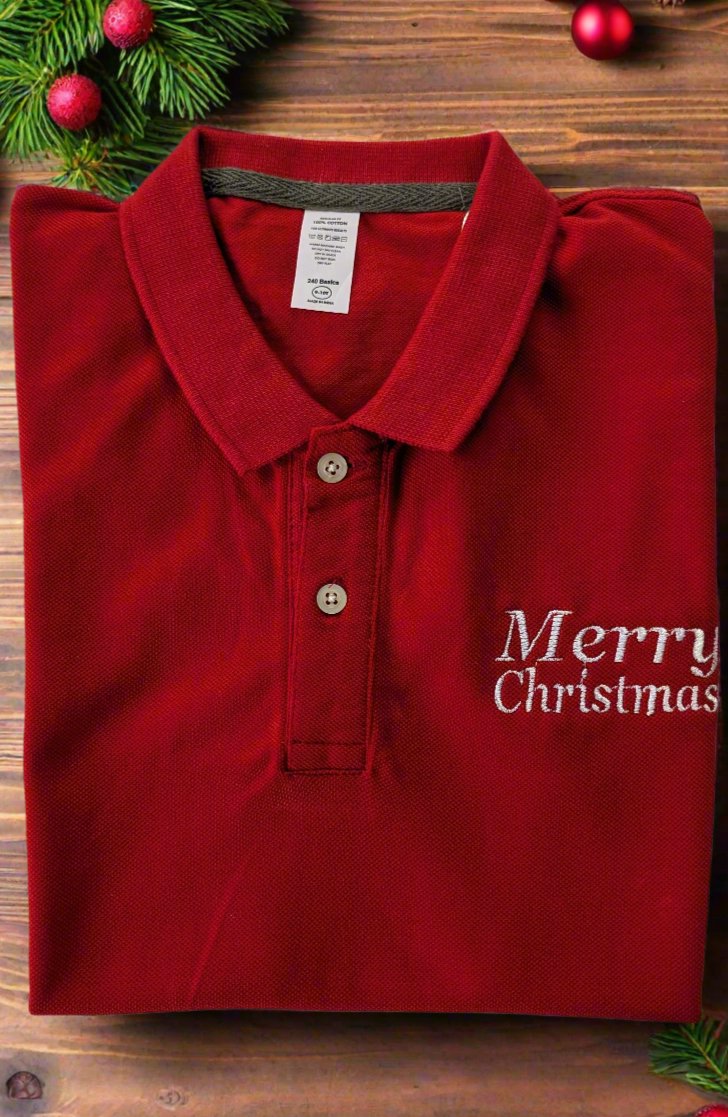 Kids Christmas special polo t-shirt