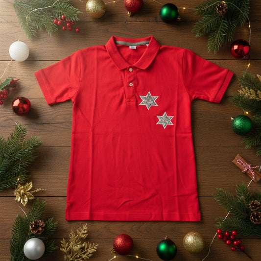 Kids Christmas special polo t-shirt