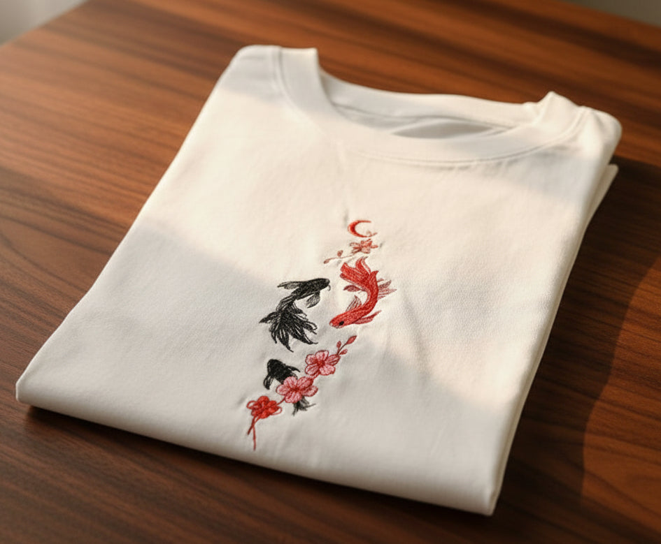 koi fish t-shirt