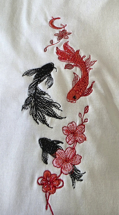 koi fish t-shirt