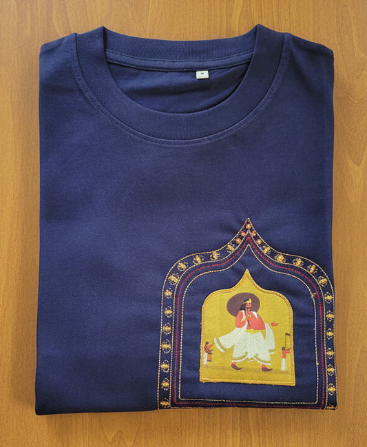 Onam Special- Navy Blue T-shirt
