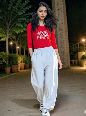 Floral Christmas T-shirt